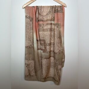 Gauzy, Ribbed Oversized Scarf / Shawl‎